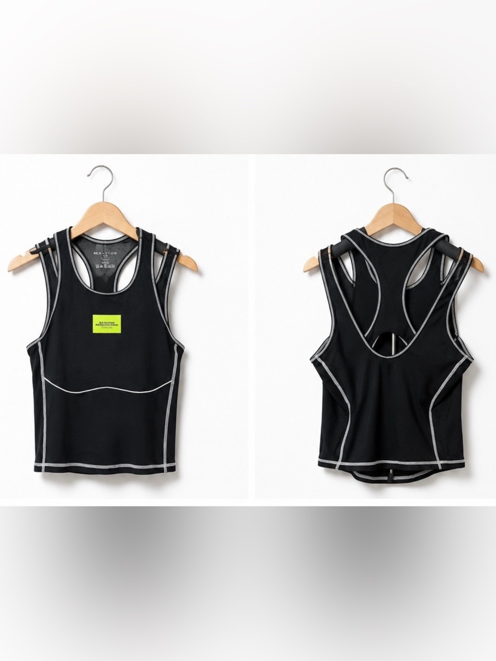 P.E Nation Black Tank with Neon Yellow Patch M 🖤💛 - Picture 3 of 7